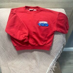 Zara Red and Blue Sweaters Vibrant Cotton Blend